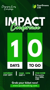 Green Maximalist Event Instagram Story template
