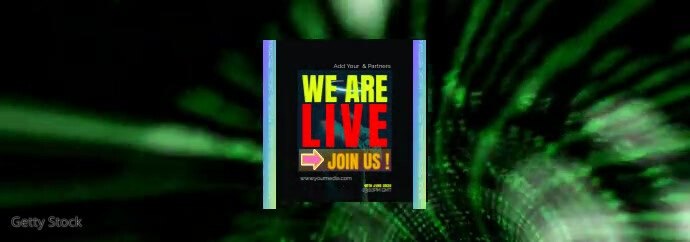 Green Maximalist Event Promotion  Tumblr Banner template