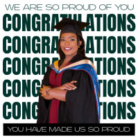 Green Maximalist Graduation Flyer Instagram Post template