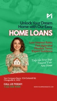 Green Maximalist Home Loans Social Media Ad Indaba yaku-Instagram template