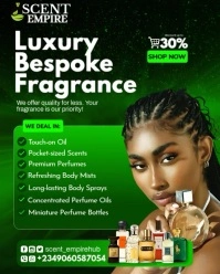 Green Maximalist Luxury Scent Video Template  Instagram Portrait