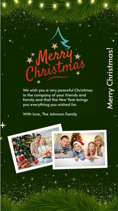 Copy of Green Maximalist Modern Merry Christmas Instagram Story ...