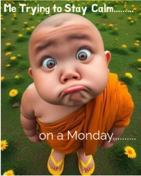 Green Maximalist Monday Funny Vibes Instagram Portrait template