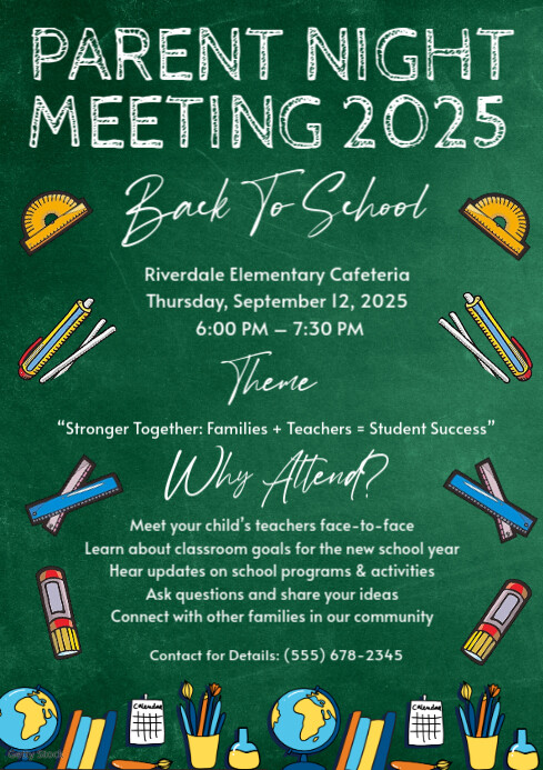 Copy of Green Maximalist Parent Night Meeting Instagram Post A4 ...