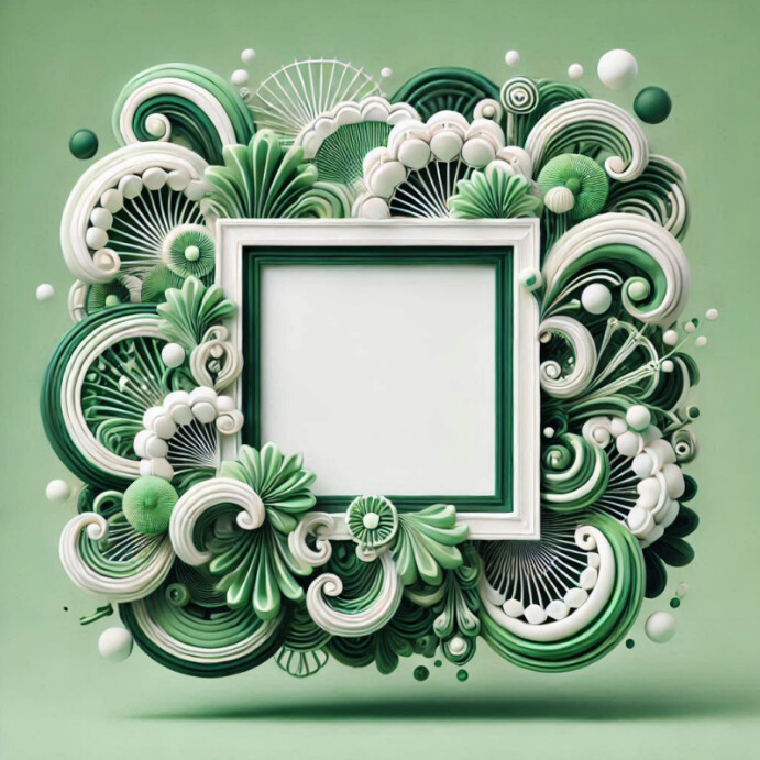 Copy of Green Maximalist Picture Frame Instagram Post | PosterMyWall