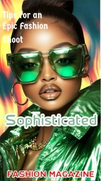 Green Maximalist Sophisticated Fashion Magazine Instagram Story template