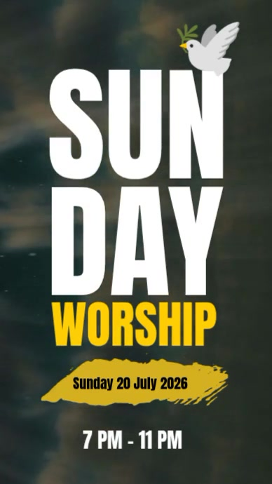 Copy of Green Maximalist Sunday Worship Instagram Story | PosterMyWall