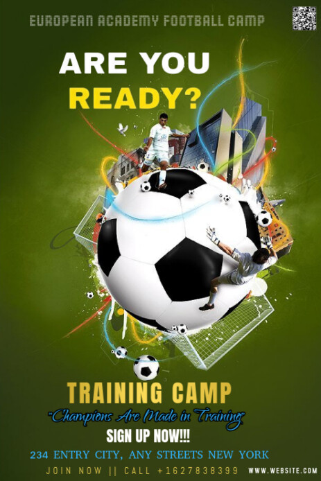 Green Maximalist This Image Is A Dynamic And Action-packed Poster Advertising A "european Academy Fo Графика Pinterest template
