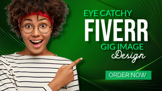 Green Maximalist Youtube Thumbnail template