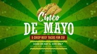 Green Mexican Eatery Display Ad Pantalla Digital (16:9) template