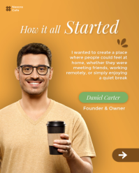 Groen Cafe Introduction Instagram Portrait Template - Page 2