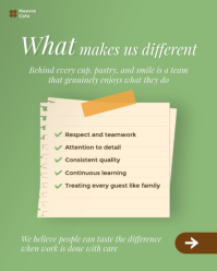 Groen Cafe Introduction Instagram Portrait Template - Page 4