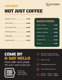 Green Coffee Shop Promotion Folder Template - Page 3