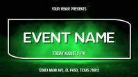 Green Modern & Minimal Event Promotion Digital Display Video template