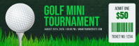 Verde Golf Tournament Encabezado de Twitter Template