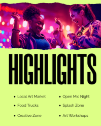 Green Music Festival Instagram Portrait Template - Page 2