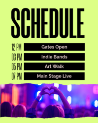 Green Music Festival Instagram Portrait Template - Page 3