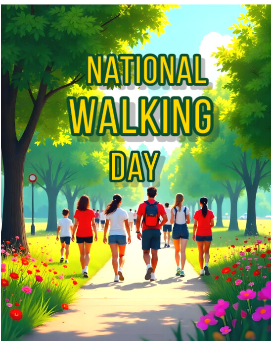 Walk Day National Walking Day National Walking Day – Take A Step In The Right