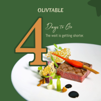 Green Restaurant Opening Countdown Iphosti le-Instagram Template - Page 2