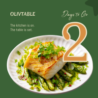 Green Restaurant Opening Countdown Iphosti le-Instagram Template - Page 4