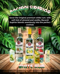 Green Modern & Minimal Rum Ad Instagram Portrait template