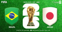 Green Modern & Minimal World Cup 2026 Match Facebook Shared Image Video template