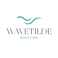 Green Modern & Minimal White And Light Blue Modern Minimal Wave Icon Logo | Beauty Spa | Beauty Spa โลโก้ template