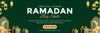 Green Modern Ramadan Sale Twitter Header Twitter-header template