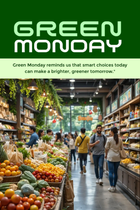 GREEN MONDAY Iphosta template