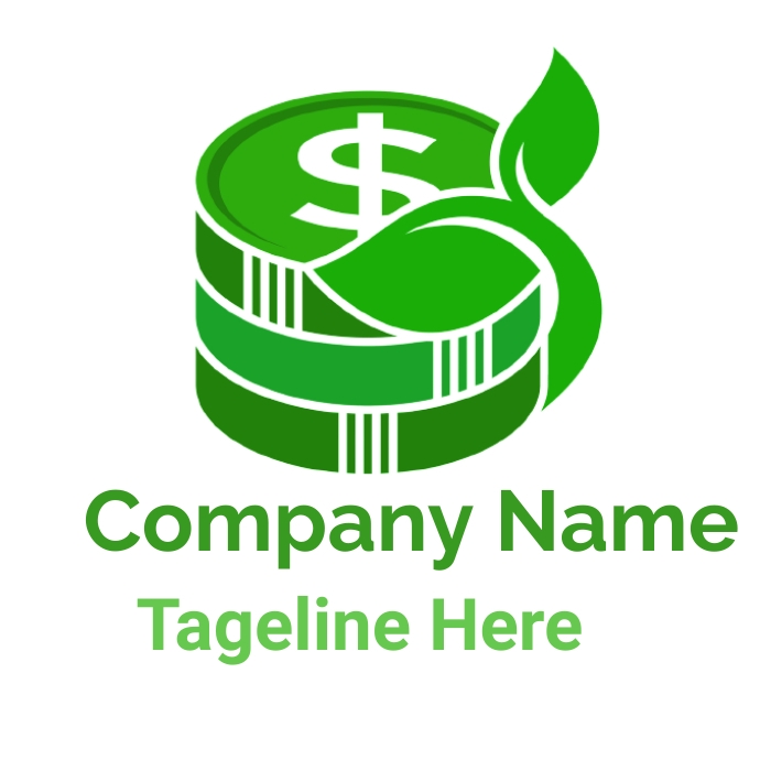 green money logo Logótipo template