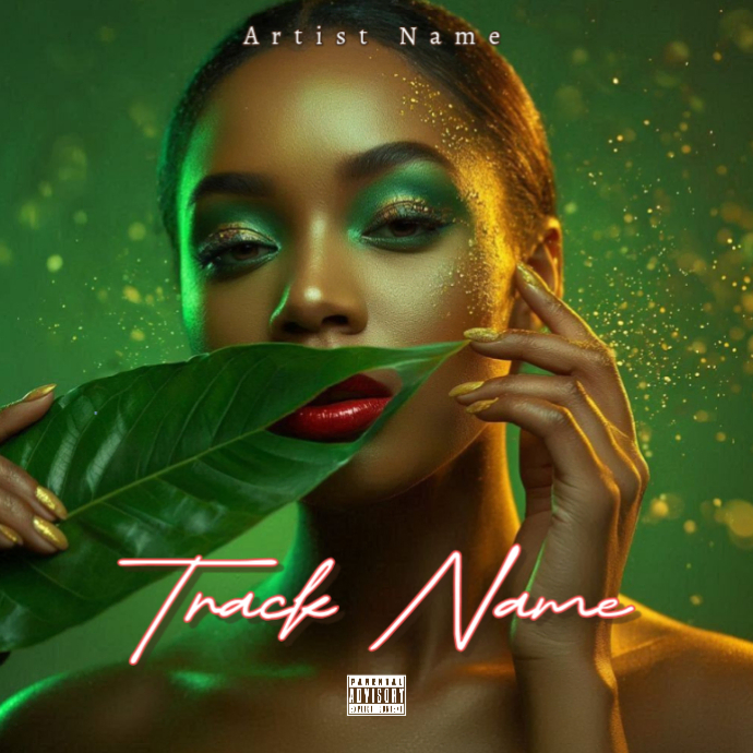 Green Music Album Cover Album Cover Template | PosterMyWall