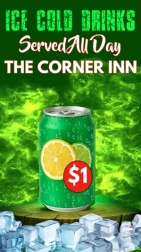65+ Free Templates for 'Ice cold drinks' | PosterMyWall