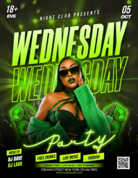 Green Nightclub Event ใบปลิว Template
