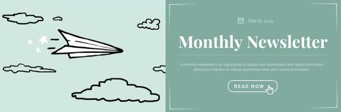 Green Newsletter Animated Email Header Template Postermywall Green Newsletter Animated Email Header Template Postermywall