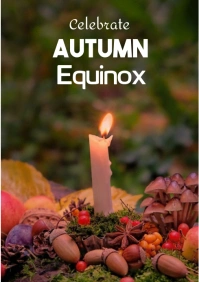 Green Pastel Autumn Equinox Template  A4