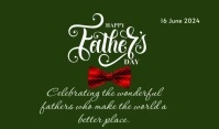 Green Pastel Fathers Day  Tag template