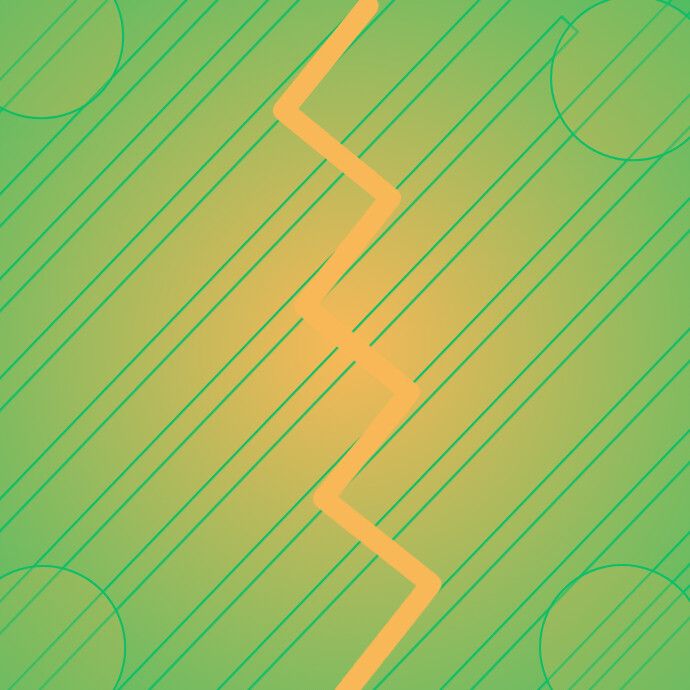 Green Pastel G Logo Logótipo template