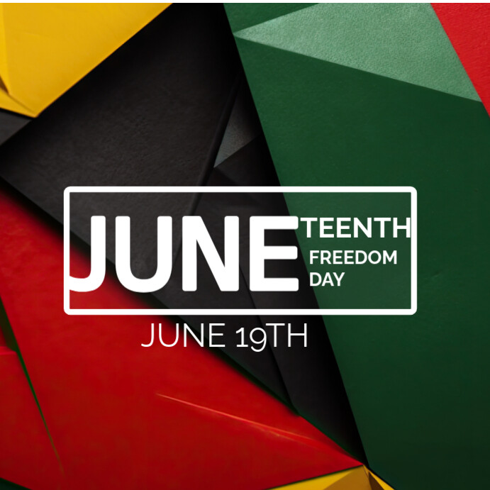 Green Pastel Juneteenth Instagram Post Template | PosterMyWall