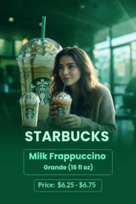Green Pastel Starbucks Milk Frappuccino Pinterest Graphic template