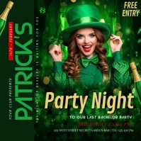 Green Patrick's Day Instagram Post template