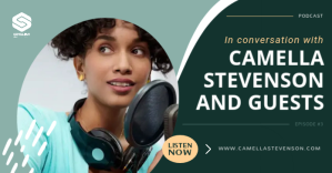 Green Podcast Promotion Facebook Shared Image Template
