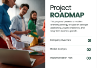 Green Brand Strategy Proposal A4 Template - Page 2