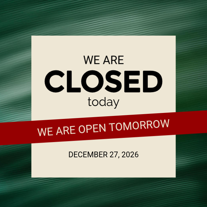 Business Closure Announcement Template | PosterMyWall