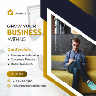 Hvid Business Growth Instagram Post Template