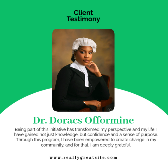 Green Professional Client Testimony Instagram Post Template | PosterMyWall