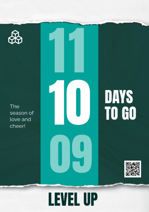 Copy of Green Professional Countdown Event Poster A3 | PosterMyWall