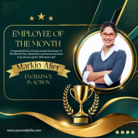 Vert Employee Recognition Post Instagram Template
