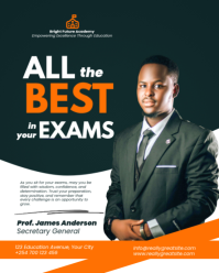 Green Professional Exam Success Instagram Portrait template