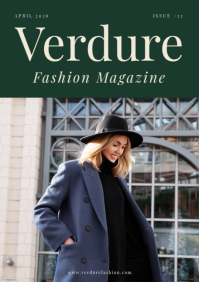 Verde Fashion Magazine A4 Template - Page 1