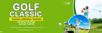 Zielony Golf Tournament Twitter Banner Template